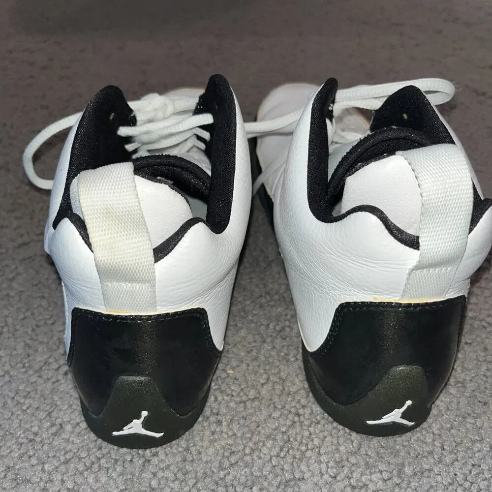 NIKE AIR JORDAN ENHANCER 2007 High Top Sneakers Kicks White/Black Like New 11.5